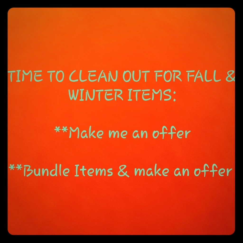 Fall Cleanout